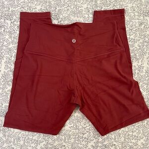 Lululemon Wine Colored Align Athletic Leggings